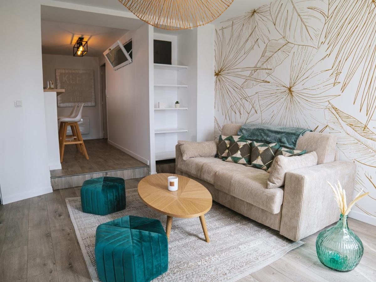 Superbe T2 Rouen Avec Jardin + Parking Gratuit A Proximite Apartamento Exterior foto